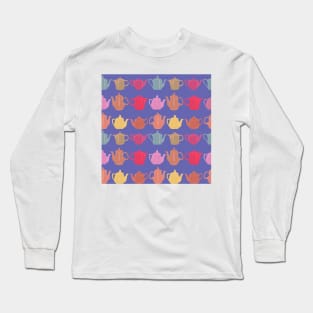 Tea Time Tea Pots Long Sleeve T-Shirt